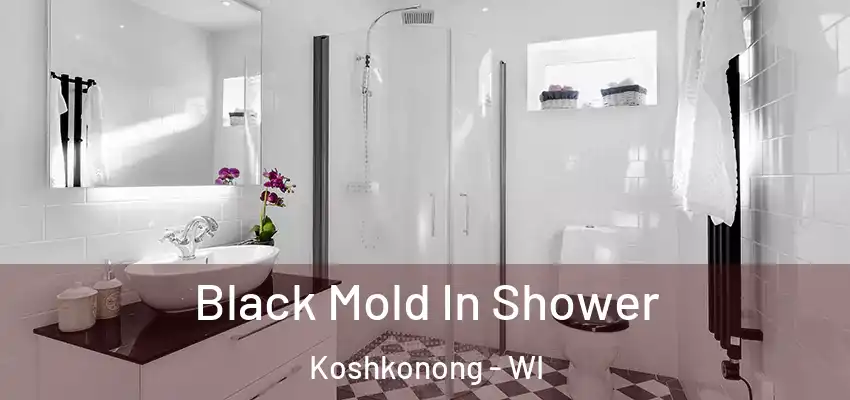  Black Mold In Shower Koshkonong - WI