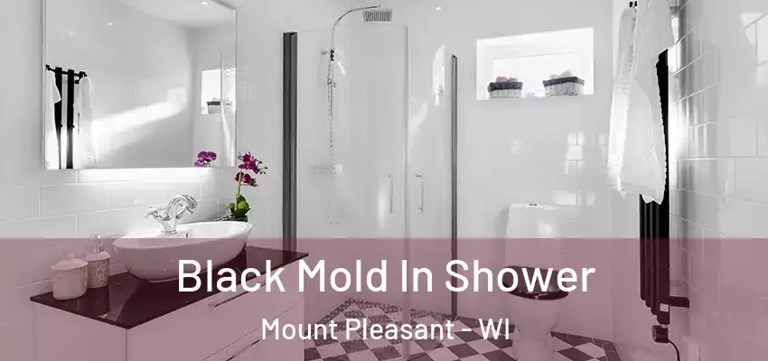  Black Mold In Shower Mount Pleasant - WI